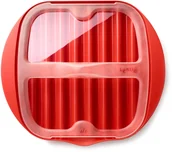 Inne naczynia kuchenne - Lekue Naczynie do pieczenia plastrów boczku w kuchence mikrofalowej 0220250R14M1 (0220250R14M150) - miniaturka - grafika 1