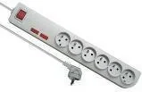 Elgotech Przedłużacz PRZEPIĘCIOWY Z WYŁĄCZNIKIEM z uziemieniem 6GN 3m EPSF2-603 - Przedłużacze i rozgałęźniki - miniaturka - grafika 2