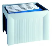 Pudła i kartony archiwizacyjne - HAN Miniarchiwum na teczki zawieszkowe Karat szare HN190511-13 - miniaturka - grafika 1