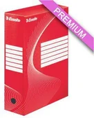 Pudła i kartony archiwizacyjne - ESSELTE Pudło archiwizacyjne 100mm czerwone ES073-3 - miniaturka - grafika 1