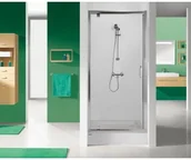 Ścianki i drzwi prysznicowe - Sanplast TX DJ/TX5b-70 profil srebrny matowy szkło W0 600-271-1020-39-401 - miniaturka - grafika 1