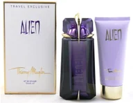Zestawy perfum damskich - Thierry Mugler Alien Zestaw woda perfumowana 90 ml Refillable z możliwością uzupełnienia + balsam do ciała 100 ml - miniaturka - grafika 1