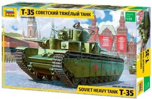 Zvezda T-35 Heavy Soviet tank 3667 - Modele do sklejania - miniaturka - grafika 2