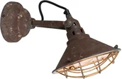Lampy ścienne - QAZQA Vintage lampa ścienna i sufitowa brązowa uchylna - Barrack - miniaturka - grafika 1
