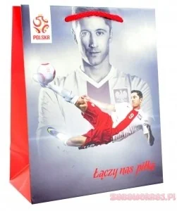 Interdruk Torebka INTERDRUK mała TH4 PZPN AA622INT - Opakowania i torebki na prezenty - miniaturka - grafika 2