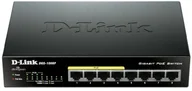 Routery - D-Link DGS-1008P 8-Port Gigabit Switch Layer2 PoE Czarny DGS-1008P/E - miniaturka - grafika 1