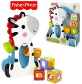 Klocki - Fisher Price Zebra z ruchomymi klockami - miniaturka - grafika 1