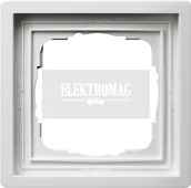 Klawisze i ramki - Gira F100 BIAŁY Ramka X1 0211112 - miniaturka - grafika 1