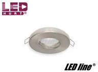 Oprawy, klosze i abażury - LED line Oprawa wodoodporna, okrągła, stała, tłoczona - satyna 245459 - miniaturka - grafika 1