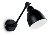 Lampy ścienne - Ideal Lux Kinkiet NEWTON AP1 CZARNY 027852 - miniaturka - grafika 1