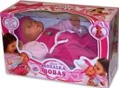 Lalki dla dziewczynek - Brimarex Lalka Rozalka Bobasmówi i pije 6826 - miniaturka - grafika 1
