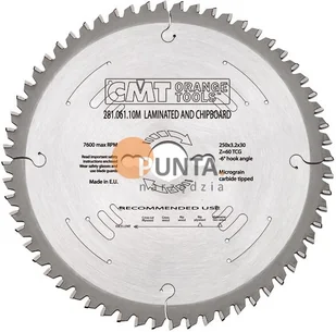 CMT Piła tarczowa do laminatów 281.108.14M D=350 F=30 Z=108 281.108.14M - Tarcze do pił - miniaturka - grafika 3