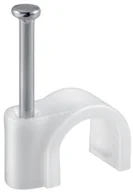 Akcesoria do telefonów stacjonarnych - Wentronic obejma kabla 5 MM Biały (100 sztuk), 100 szt. 17077 - miniaturka - grafika 1