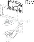 Przyciski spłukujące - TECE Mechanizm elektroniczny Planus 9240354 - miniaturka - grafika 1
