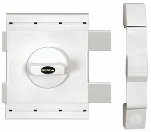 Gerda Zamek nawierzchniowy ZX klasa C biały - Zamki i wkładki - miniaturka - grafika 2