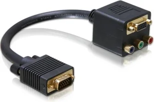 Delock VGA - VGA + 3X CHINCH (GGAOIDX100RSEW) - Złącza, przejściówki, adaptery - miniaturka - grafika 5