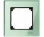 Klawisze i ramki - Schneider MERTEN RAMKA SZKLANA JEDNOKROTNA M-ELEGANCE SZMARAGDOWA SYSTEM M MERTEN MTN404104 - miniaturka - grafika 1