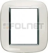 Klawisze i ramki - Bticino Ramka owalna tworzywo 3+3 moduły - Btcino Axolute HB4826DA - miniaturka - grafika 1