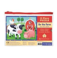 Puzzle - Mudpuppy Puzzle w saszetce 12 elementów Farma - miniaturka - grafika 1