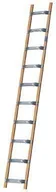 Drabiny - Krause Drabina dachowa aluminiowo-drewniana 10 szczebli - miniaturka - grafika 1
