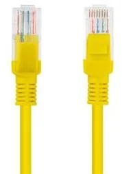 LANBERG Patch cord UTP kat.5e 1,5m żółty PCU5-10CC-0150-Y - Kable miedziane - miniaturka - grafika 2