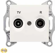 Gniazdka elektryczne - Schneider SEDNA Gniazdo RTV przelotowe 8dB SDN3301323 kremowe - miniaturka - grafika 1