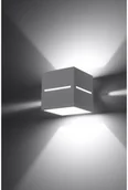 Lampy ścienne - Sollux Lighting Kinkiet LOBO biały SL.0206 - miniaturka - grafika 1