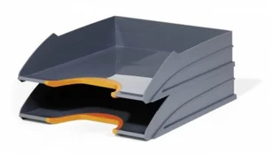 Durable DUR253K Zestaw 2 tacek na dokumenty Varicolor pomarańczowy 770209 - Inne meble biurowe - miniaturka - grafika 3