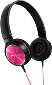Słuchawki - Pioneer SE-MJ522-P Różowy - miniaturka - grafika 1