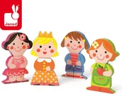 Klocki - Janod 3D Laleczki - miniaturka - grafika 1