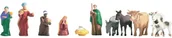Kolejki i akcesoria - NOCH Figurki do żłóbka 15922 skala H0 malowane 11 szt - miniaturka - grafika 1