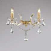 Lampy ścienne - Ideal Lux FLORIAN AP2 Złoto  35659 - miniaturka - grafika 1