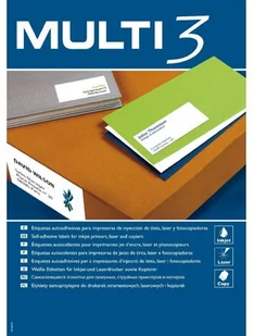 MULTI 3 Multi3 Etykiety 210x297mm op.100 AP4714 - Etykiety do drukarek - miniaturka - grafika 2