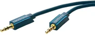 Kable - ClickTronic Kabel audio Jack 70480 [1x Złącze męskie jack 3 5 mm 1x Złącze męskie jack 3 5 mm] 5 m niebieski - miniaturka - grafika 1