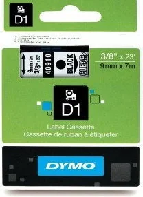 Dymo Etykieta D1 9mmx7m CZARNY/PRZEZ.S0720670 - Etykiety do drukarek - miniaturka - grafika 2