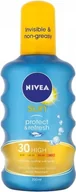 Balsamy i kremy do opalania - Nivea Protect & Refresh spray ochronny SPF30+ 200ml - miniaturka - grafika 1