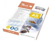 Folie do laminatora - Peach Folia do laminowania A5 154x216mm 125mic 100 Arkuszy 510319 - miniaturka - grafika 1