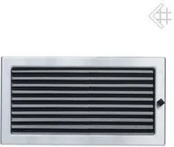 Akcesoria kominkowe - Kratki.pl Kratka kominkowa wentylacyjna powlekana niklowana 22x37 z żaluzją 6674 - miniaturka - grafika 1