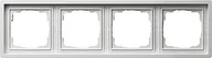 Klawisze i ramki - Gira F100 BIAŁY Ramka X4 0214112 - miniaturka - grafika 1