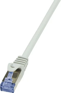 Logilink Patchcord Cat.6A 10G S/FTP PIMF PrimeLine30 m szary CQ3122S - Kable miedziane - miniaturka - grafika 2