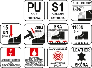 YATO Trzewiki robocze TRAT S1 rozm.42 - YT-80736 - Obuwie robocze - miniaturka - grafika 4