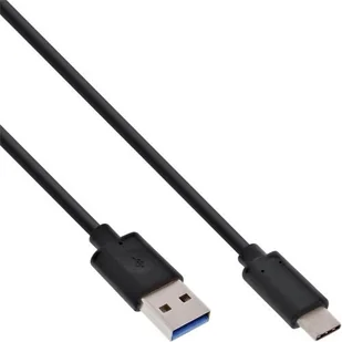 InLine Kabel USB USB C USB A M/M Czarny 2m 35712 - Kable USB - miniaturka - grafika 2