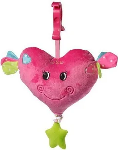 BabyOno Welurowe serduszko z pozytywką 115 - Maskotki i pluszaki - miniaturka - grafika 3