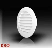 Kratki wentylacyjne - Dospel KRO 125 /Cz (Kratka standard /czarny) 007-0298 - miniaturka - grafika 1