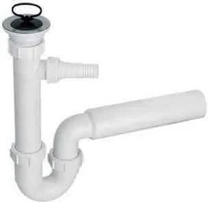 McAlpine syfon zlewozmywakowy rurowy 6/4" z podł. pralki/zmyw. (HC7HC15) - Syfony - miniaturka - grafika 2