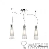Oprawy, klosze i abażury - Ideal Lux KUKY CLEAR SP3 oprawa wisząca 3 x 60W E27 33952 033952 - miniaturka - grafika 1