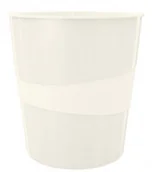 Kosze na śmieci - FENIKS Leitz WOW Biały - miniaturka - grafika 1