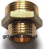 Akcesoria hydrauliczne - mosiądz Nypel redukcyjny 1/2 x 1 - miniaturka - grafika 1