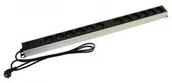 Listwy zasilające - ABCVISION LISTWA ZASILAJĽCA 12 GNIAZD RACK 1U PIONOWA PD-12/RACK - miniaturka - grafika 1