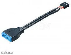 Akasa Adapter wewnętrzny z USB 3.0 na USB 2.0 8653 - Adaptery i przejściówki - miniaturka - grafika 3